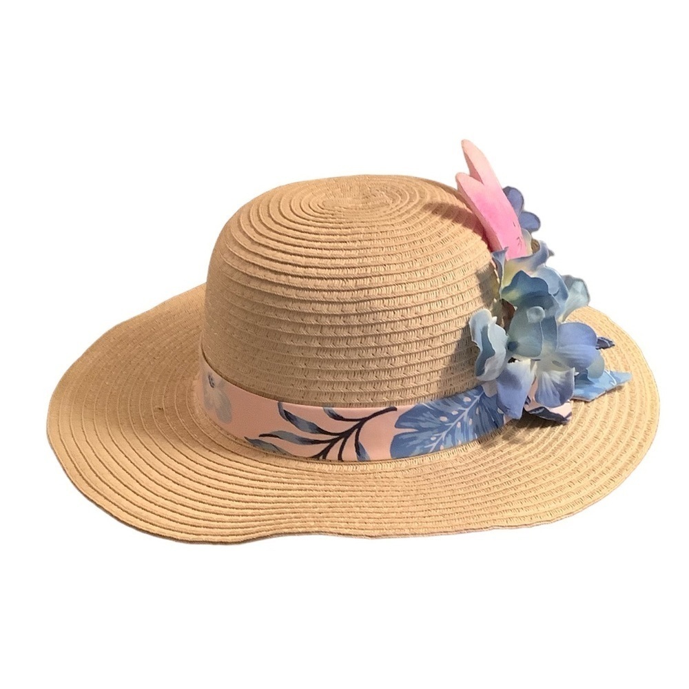 Children’s Easter Straw Sun Hat - Picture 5 of 7